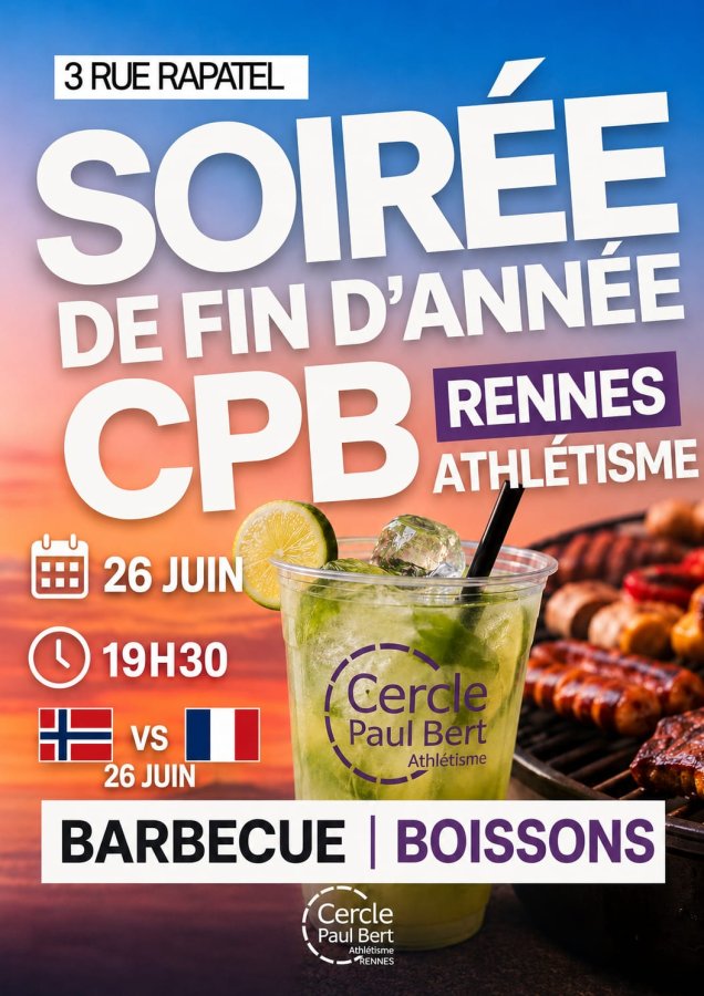 Soirée de fin d'année du 26/06